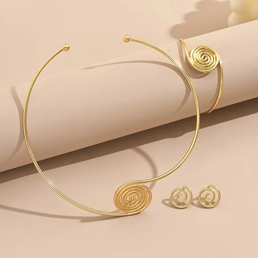 Elegant Hollow Geometric Jewelry