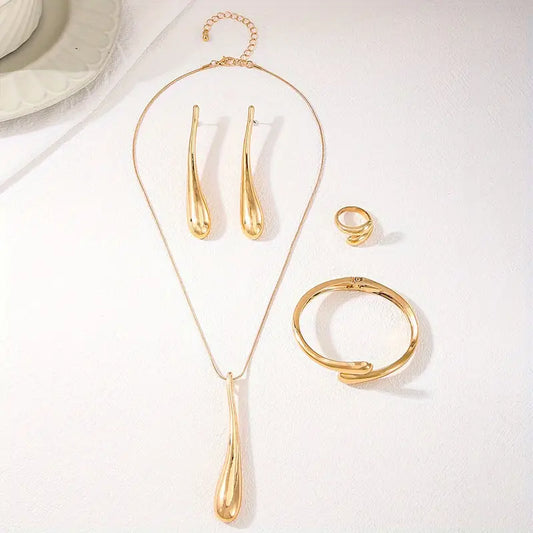 Elegant Water Drop Tassel Jewelry